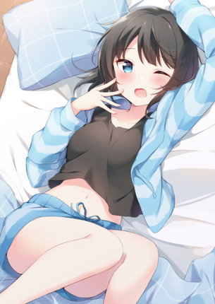 【非・微エロ】月曜日の黒髪美少女画像まとめ　その１２８
