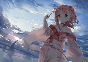 【ピンク髪】女の子らしいピンク色の髪色少女の二次元エロ画像＆イラスト Part13