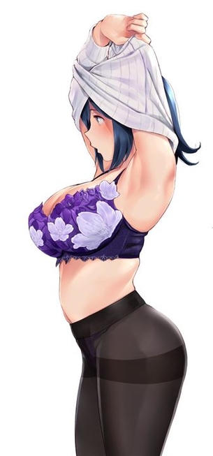 【ワキ】脇フェチのための二次元エロ画像＆イラスト Part79