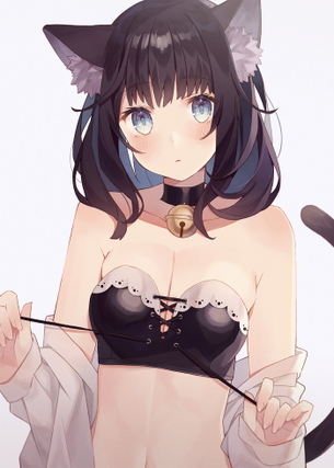 【二次】エッチで可愛いブラジャーを付けた女の子のエロ画像 Part２４
