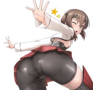 【二次】スパッツのお尻に顔を埋めてスリスリして撫で回したい画像