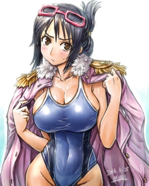 【エロ画像】たしぎとエッチする妄想をしたときにありがちな展開！(ワンピース)