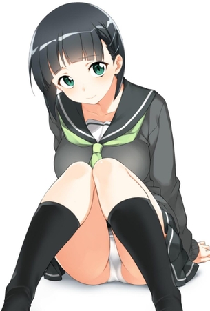 【画像】エロい肉体が学生制服で包容されてる無敵のエロスwwwwwwwwwww