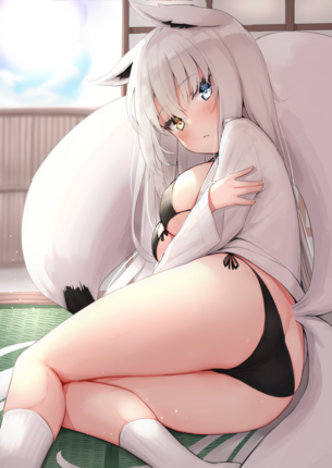 【二次】猫耳、狐耳などが生えたケモミミっ娘たちのエロ画像 Part４８