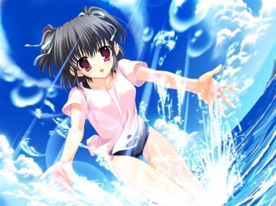 【スクール水着】スク水姿がえっちな女の子の二次元エロ画像＆イラスト Part30