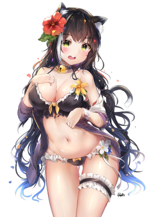 【二次】猫耳、狐耳などが生えたケモミミっ娘たちのエロ画像 Part４７