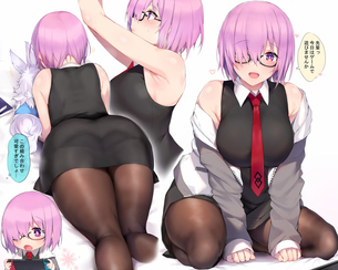 【二次】紫髪の女の子のエロ画像 Part２６