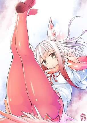 【二次】様々な色が脚を彩るカラータイツを履いてる女の子の画像