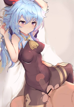 【原神】体にぴっちり衣装がフェチい甘雨ちゃんのエロ画像【全身タイツ】