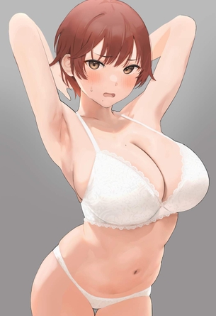 【ブラ汁】汗だくおっぱいとブラジャーの二次エロ画像