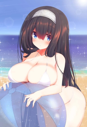おっぱいを乗せる、「乳乗せ」のエロ画像：イラスト【フェチ】 その１７