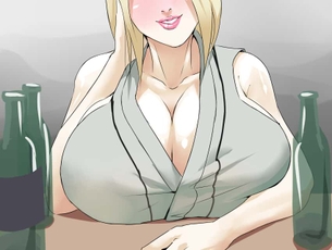 おっぱいを乗せる、「乳乗せ」のエロ画像：イラスト【フェチ】 その２０
