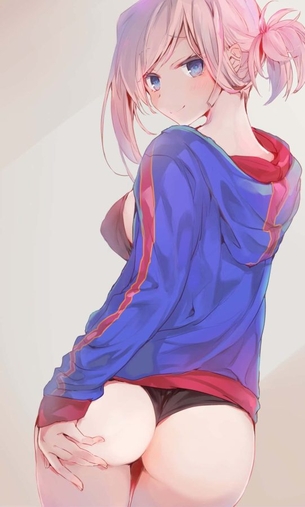 魅力的なおケツのエロ画像：イラスト その１４
