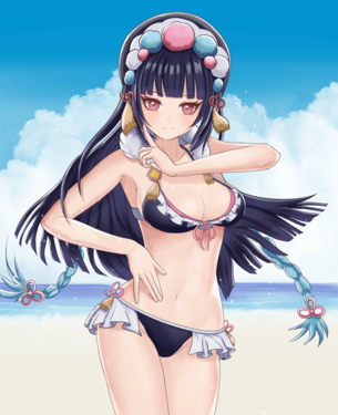 雲菫(うんきん)のエロ画像：イラスト【原神】