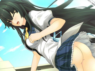 エッチなノーパン娘の二次エロ画像を集めてみました！