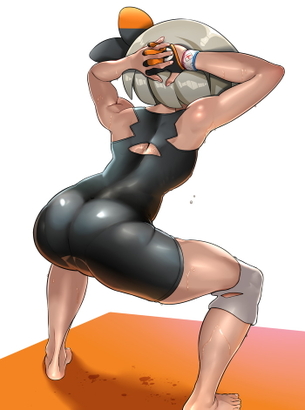 【画像】ぴっちりスーツを着た女の子、あそこが完全に丸見えになってしまう