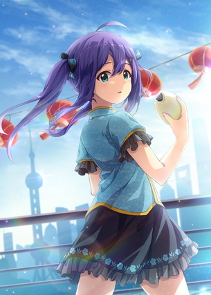 【非・微エロ】日曜日の紫髪美少女画像まとめ　その１５７