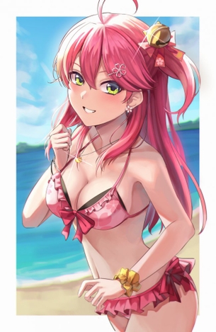 【画像】夏になって水着・ビキニのキャラが解禁されるのマジで最高すぎない？
