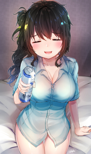 【二次】裸ワイシャツやブラウス姿の女の子のエロ画像 Part１２