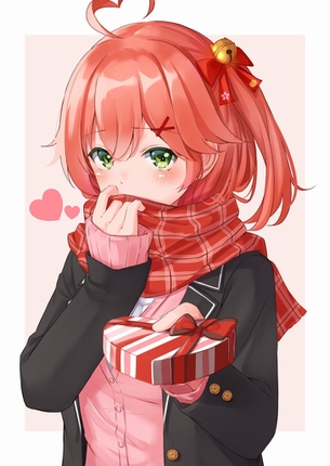 【防寒JK】12月になったので、マフラーして暖かそうな女子校生の画像