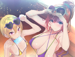 ポニーテールやサイドテールで髪を結んでる女の子の二次エロ画像！