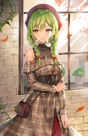 【非・微エロ】木曜日の緑髪美少女画像まとめ　その２