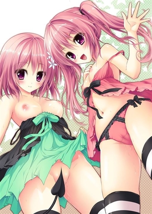 【ピンク髪】女の子らしいピンク色の髪色少女の二次元エロ画像＆イラスト Part28