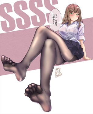 【黒スト】薄手のパンストに包まれたエッチな脚と足裏画像【ナチュスト】