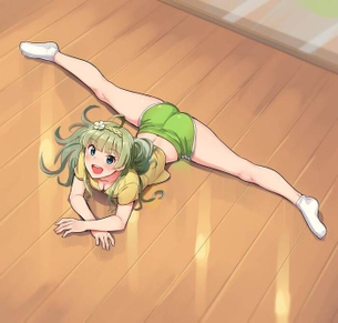 [ミリマス][エロ画像]島原エレナのストレッチ姿でシコったよ～♪