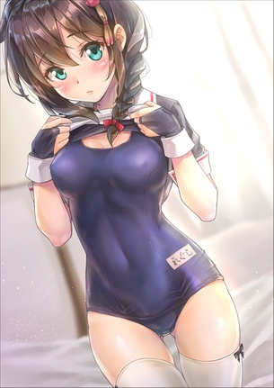【スク水】非エロの健全なスクール水着女子画像