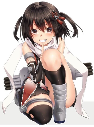 [艦これ][エロ画像]川内の股の間に這いより撫でまわしたよ♪