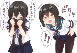 【二次】hshsして性的興奮してる匂いフェチ女子のエロ画像