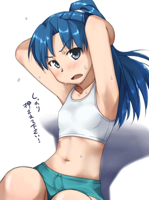 【二次】ワキを見せてる可愛い女の子の非エロ微エロ画像