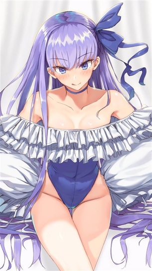 【紫髪】ちょっとミステリアスな紫色の髪の女の子の二次元エロ画像＆イラスト Part26