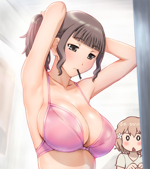 【髪型】ポニーテールにしてる可愛い女の子の画像