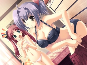 【着替え】着替えてる途中の女の子の二次元エロ画像＆イラスト Part21