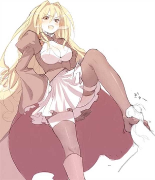 【足コキ】足でしごく女の子の二次元エロ画像＆イラスト Part23