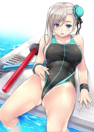 [FGO][エロ画像]宮本武蔵に水着をめくってもらったよ～♪