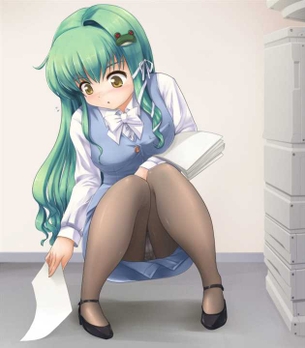 【パンスト】パンスト姿がえっちな女の子の二次元エロ画像＆イラスト Part04