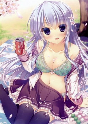 【半脱ぎ】着たままエッチしちゃう女の子の二次元エロ画像＆イラスト Part05