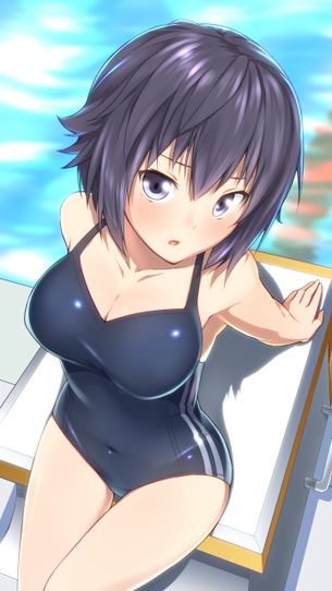 【二次】黒髪のショートカットがボーイッシュ可愛い女の子の画像