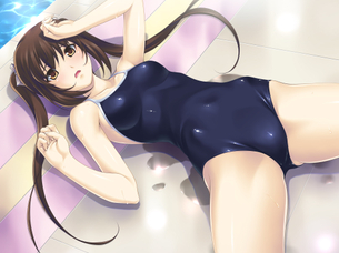 【スク水】スクール水着の女の子の健全な非エロ画像