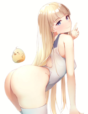 【２次】ストレートヘアの可愛い女の子のエロ画像その９