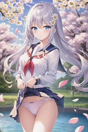 女子高生の萌えイラスト