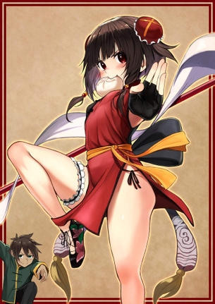 ニーソの可愛い二次元画像。