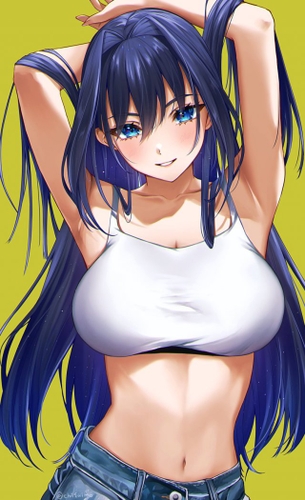 【二次】青髪女子画像　その２６