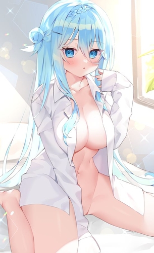 【２次】青髪の可愛い女の子のエロ画像その２２