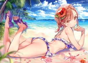 涼し気なショートカットの女の子の二次エロ画像！