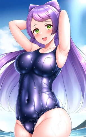 [ポケモン][エロ画像]ミモザの綺麗な脇(ワキ)をフェチったよ～♪
