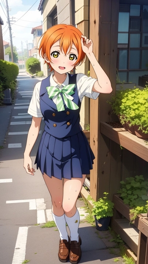 『stable-diffusion』【ラブライブ！】μ's星空凛ちゃんのAIエロ画像を大量作成